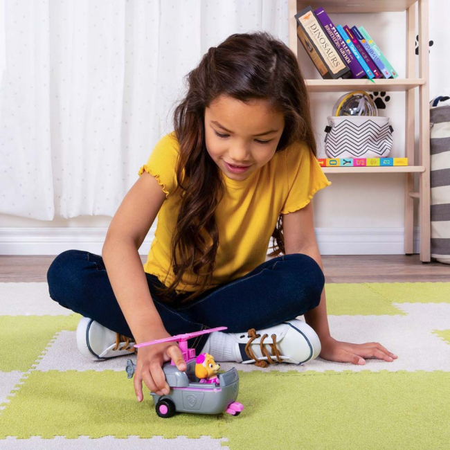 Фигурки персонажей - Набор Paw Patrol Базовый спасательный автомобиль со Скай (SM16775/9931)#5