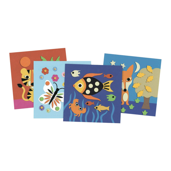 Наборы для творчества - Набор для аппликации Djeco Сладкая природа (DJ09864)#2