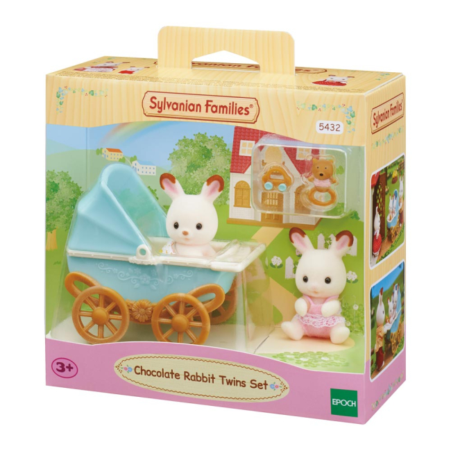 Фигурки животных - Набор фигурок Sylvanian Families Шоколадный кролик Двойняшки (5432)#2