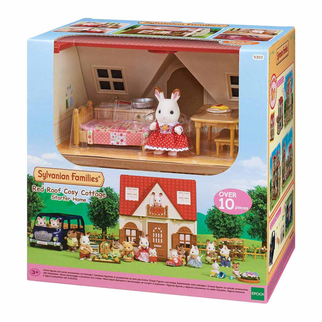 Фігурки тварин - Набір Sylvanian Families Затишний будинок із червоним дахом стартовий (5303)#3