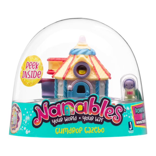 Фігурки персонажів - Набір Nanables Small house Містечко солодощів Цукерковий будиночок (NNB0015)#2
