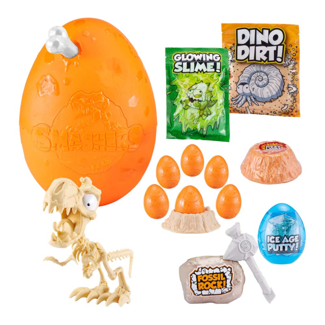 Фигурки животных - Набор Zuru Smashers S3 Гигантское яйцо тираннозавра сюрприз (7448A)#2