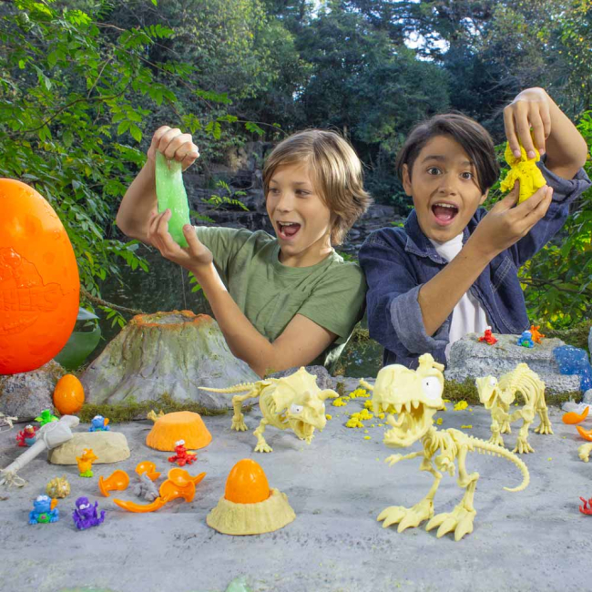 Фигурки животных - Набор Zuru Smashers S3 Гигантское яйцо тираннозавра сюрприз (7448A)#5