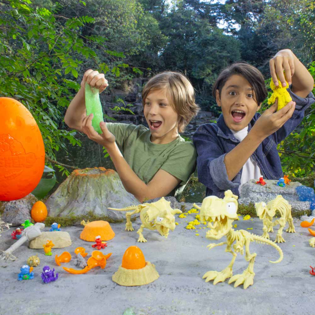 Фигурки животных - Набор Zuru Smashers S3 Гигантское яйцо бронтозавра сюрприз (7448D)#5