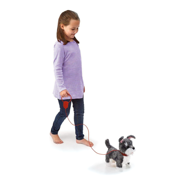 М'які тварини - М'яка іграшка Addo Pitter patter pets Прогулянка разом Цуценя тер'єра на дистанційному керуванні (315-11120-B)#4