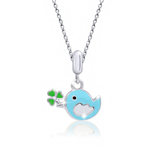 Ювелирные украшения - Кулон UmaUmi Птичка голубая (7656347632911)#2