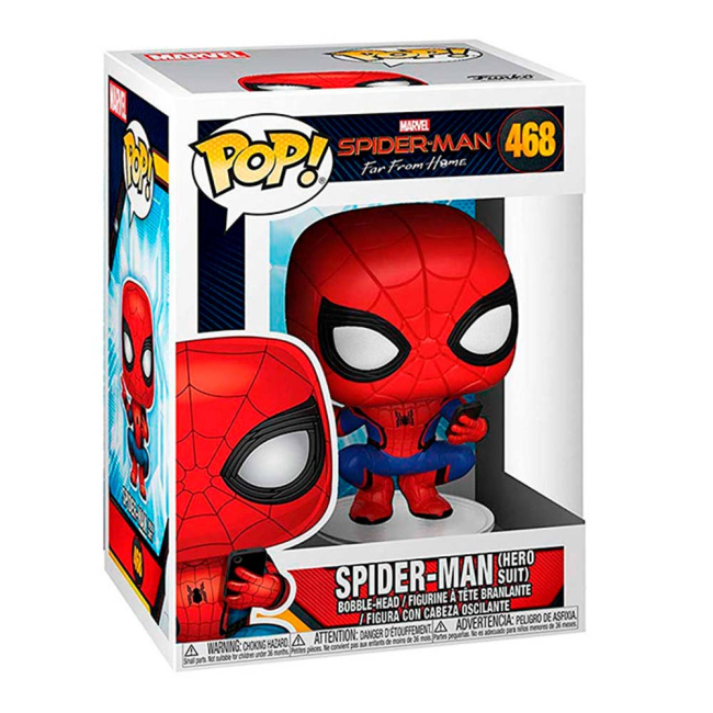 Фігурки персонажів - Фігурка Funko Pop Spider-Man Людина-Павук Далеко від дому (39403)#2