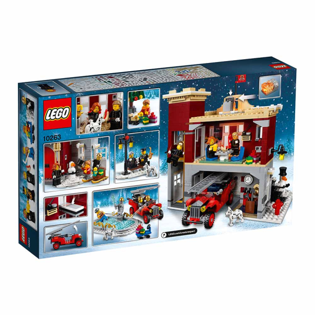 Конструктори LEGO - Конструктор LEGO Creator Пожежна частина в зимовому селі (10263)#4