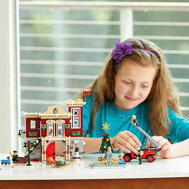 Конструктори LEGO - Конструктор LEGO Creator Пожежна частина в зимовому селі (10263)#5