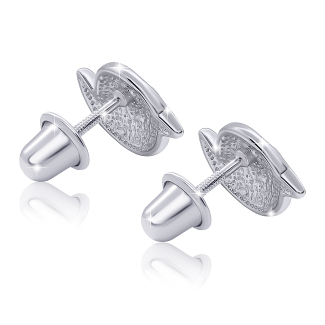 Ювелірні прикраси - Сережки UmaUmi Пташка блакитні 12 мм (8511273599563) (8510000000000)#2