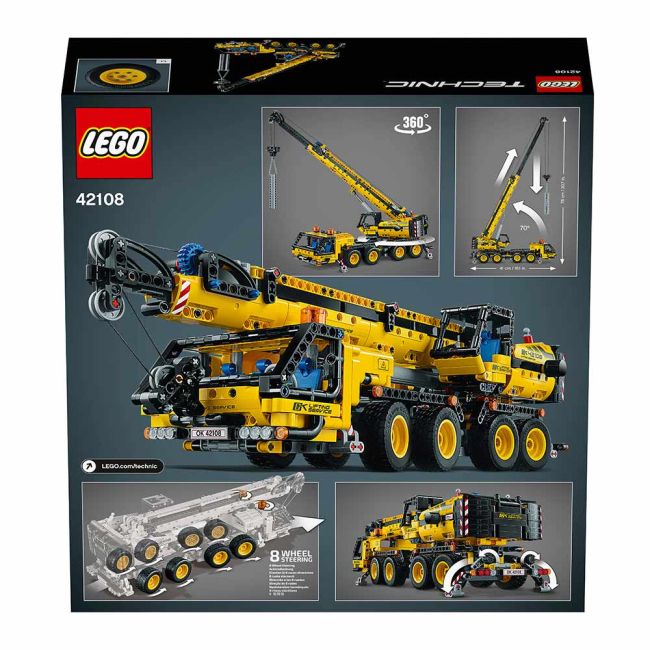 Конструктори LEGO - Конструктор LEGO Technic Пересувний кран (42108)#6