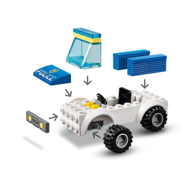 Конструктори LEGO - Конструктор LEGO City Поліцейській загін із собакою (60241)#5