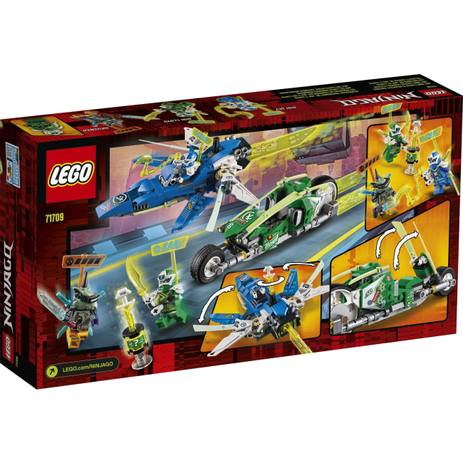 Конструктори LEGO - Конструктор LEGO NINJAGO Швидкісні рейсери Джея і Ллойда (71709)#6