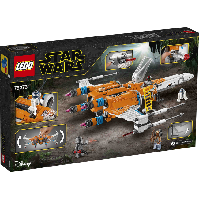 Конструктори LEGO - Конструктор LEGO Star Wars Винищувач X-Wing По Демерона (75273)#6