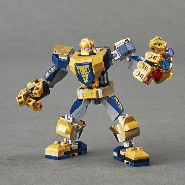 Конструктори LEGO - Конструктор LEGO Super Heroes Marvel Avengers Робокостюм Таноса (76141)#6