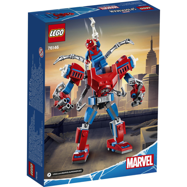 Конструктори LEGO - Конструктор LEGO Super Heroes Marvel Spider-Man Робокостюм Людини-Павука (76146)#6