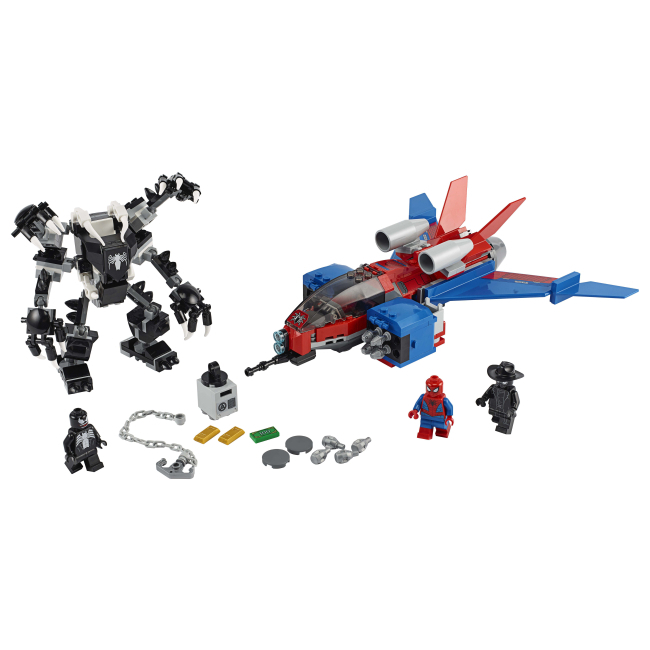 Конструктори LEGO - Конструктор LEGO Super Heroes Marvel Spider-Man Спайдерджет проти робокостюма Венома (76150)#2