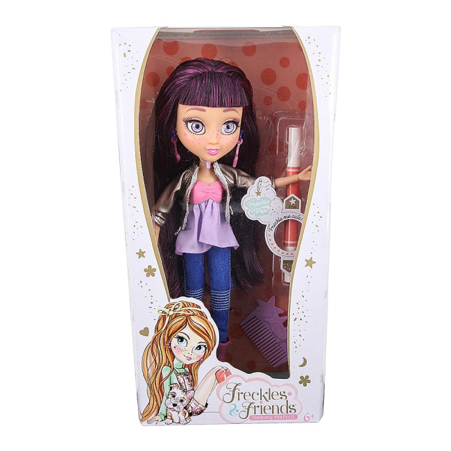 Ляльки - Лялька Freckles and Friends Авіанна із веснянками 27 см (FF51777-1)#4