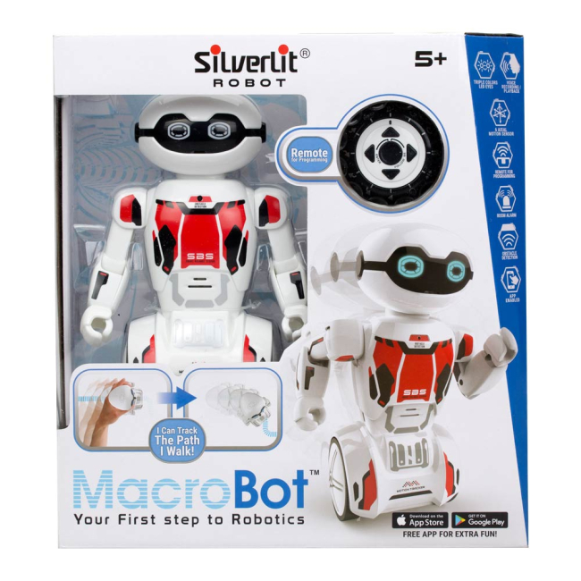 Роботи - Інтерактивний робот Silverlit Macrobot червоний (88045/88045-1)#4
