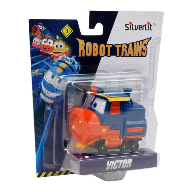 Железные дороги и поезда - Игрушечный паровозик Silverlit Robot Trains Виктор (80159)#4