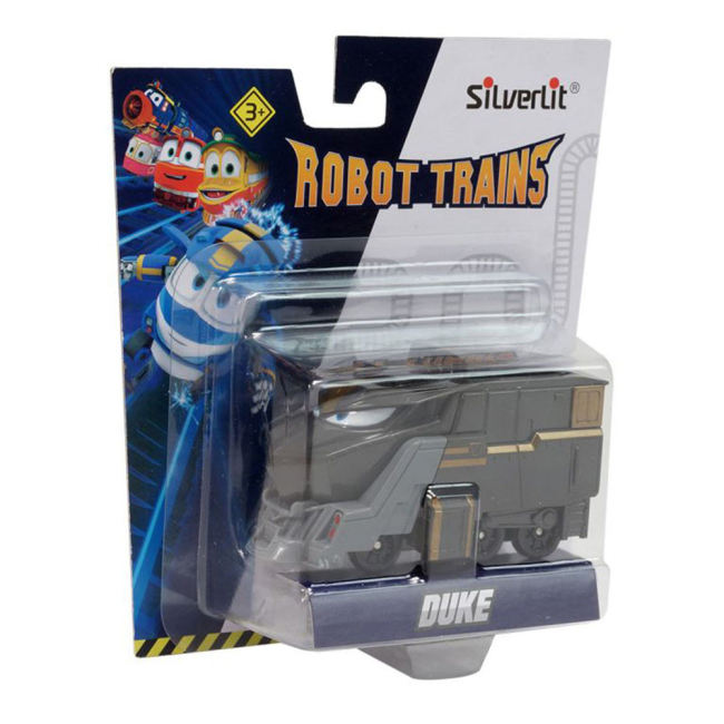 Залізниці та потяги - Іграшковий паровозик Silverlit Robot Trains Дюк (80160)#4