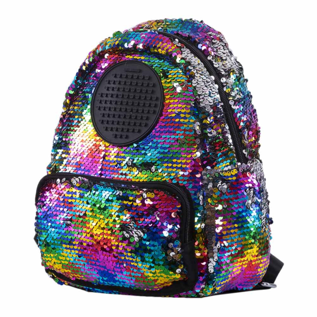Рюкзаки и сумки - Рюкзак Pixie Crew Пайетки с черным пиксельным полем (PXB-30-78)#2