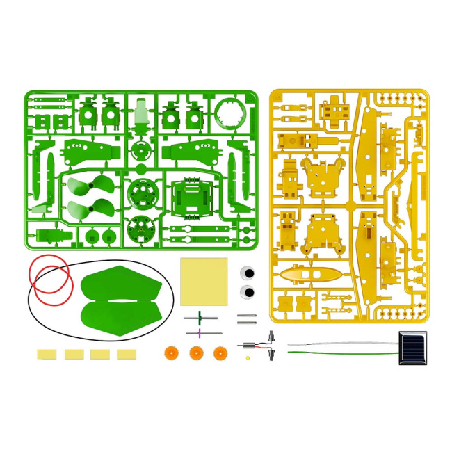 Конструкторы с уникальными деталями - Конструктор CIC Robotics Робот на солнечных батареях 6 в 1 (21-616)#4