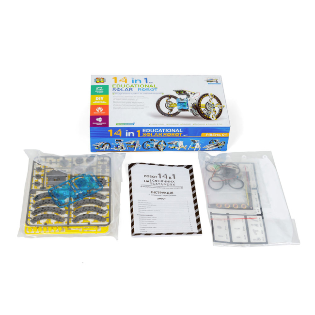 Конструкторы с уникальными деталями - Конструктор CIC Solar robot Робот на солнечных батареях 14 в 1 (21-615)#4
