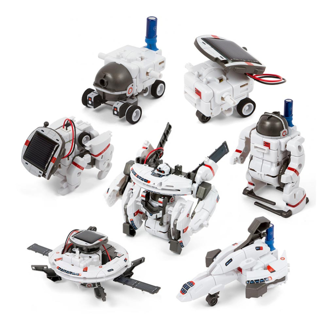 Конструкторы с уникальными деталями - Конструктор CIC Robotics Космический флот на солнечных батареях 7 в 1 (21-641)#5