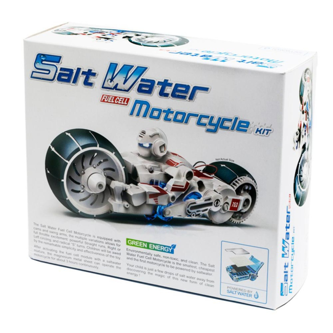 Конструктори з унікальними деталями - Конструктор CIC Robotics Робот мотоцикл на енергії солоної води (21-753)#4