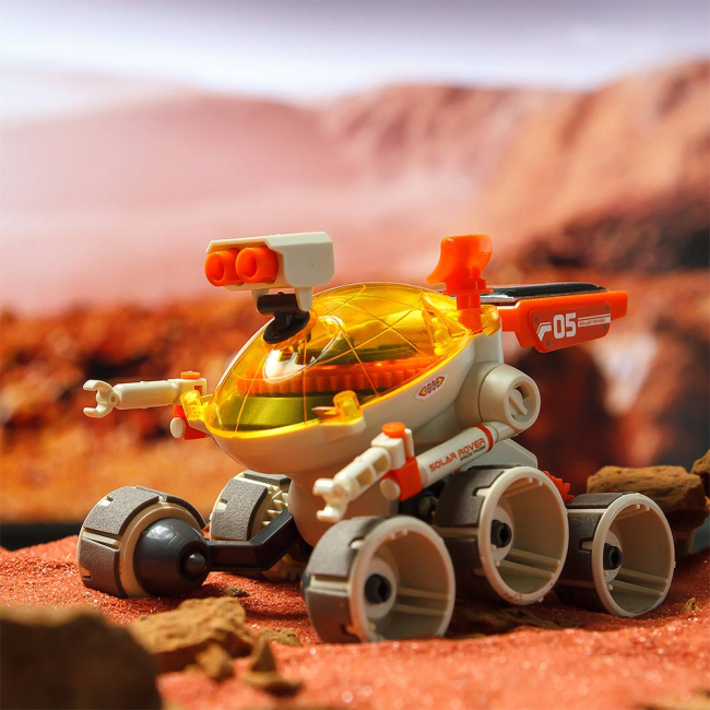 Конструктори з унікальними деталями - Конструктор CIC Robotics Марсохід на сонячних батареях (21-684)#5
