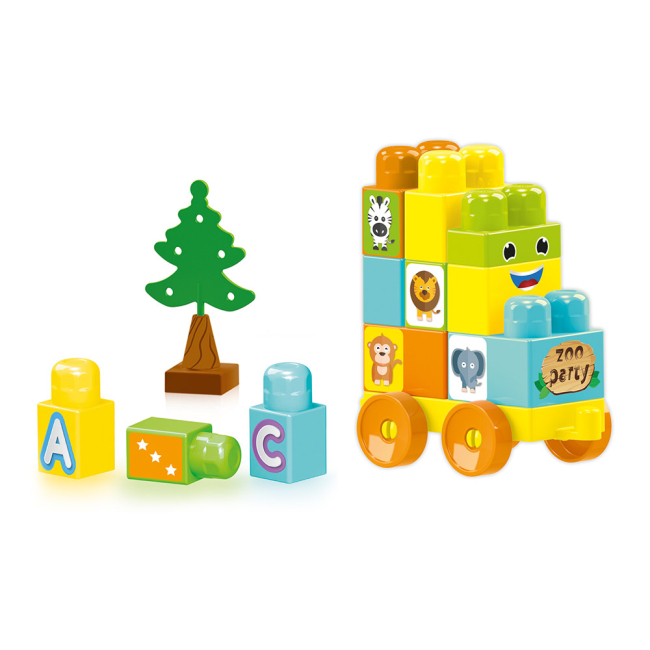 Блочные конструкторы - Конструктор Wader Baby blocks Мои первые кубики 50 элементов (41450)#2