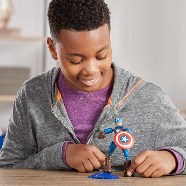 Фигурки персонажей - Фигурка Avengers Bend and flex Капитан Америка (E7377/E7869)#3