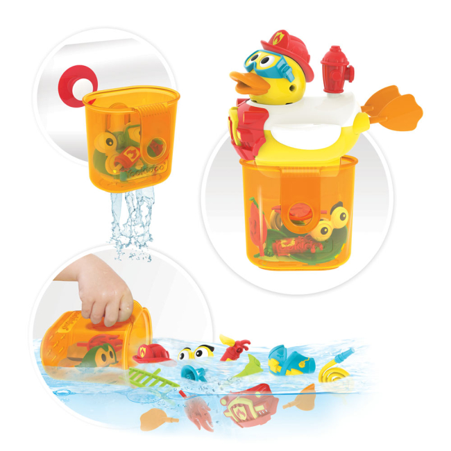 Іграшки для ванни - Іграшка для купання Yookidoo Пожежник Джек (71337)#4