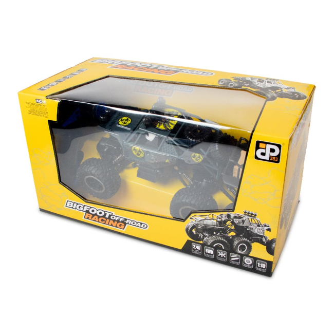 Радиоуправляемые модели - Машинка JP383 Bigfoot powerful 1:10 серая радиоуправляемая (689-368-3)#2