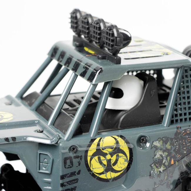 Радиоуправляемые модели - Машинка JP383 Bigfoot powerful 1:10 серая радиоуправляемая (689-368-3)#5