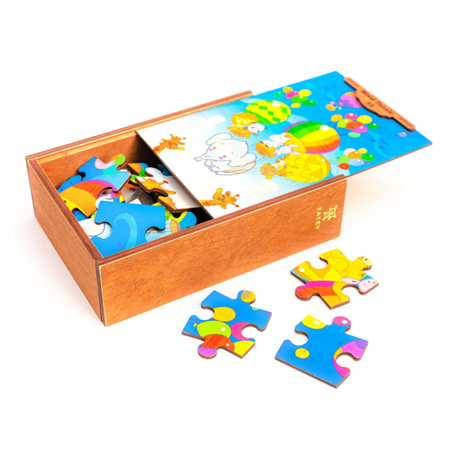 Пазлы - Пазл деревянный Tatev Мульти животные 35 деталей (1213) (4820230000000)#2