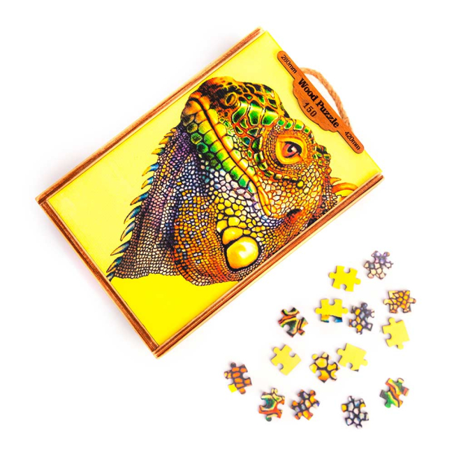 Пазли - Пазл дерев'яний Tatev Хамелеон 150 деталей (1021) (4820230000000)#2