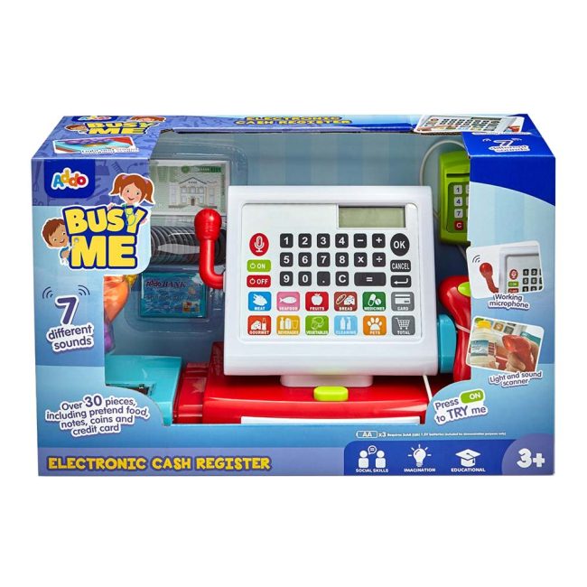 Набори професій - Ігровий набір Addo Busy me Касовий апарат зі звуковим ефектом (315-13102-B)#2