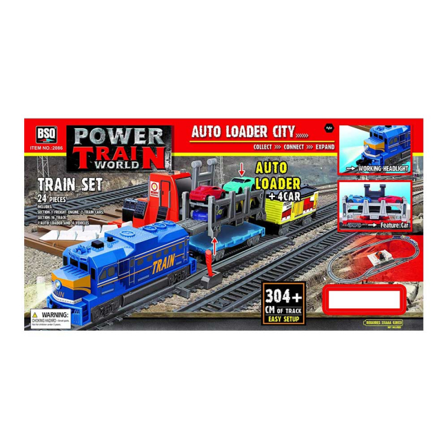 Железные дороги и поезда - Набор Shantou jinxing Turbos Железная дорога с погрузочной платформой 304 см (2086)#4