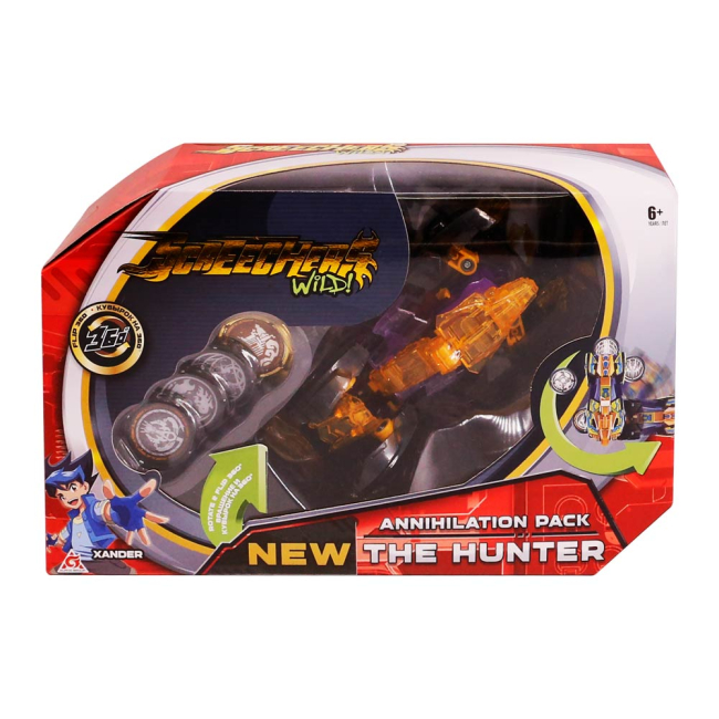Трансформеры - Машинка-трансформер Screechers wild S2 L3 Хантер (EU684501)#5