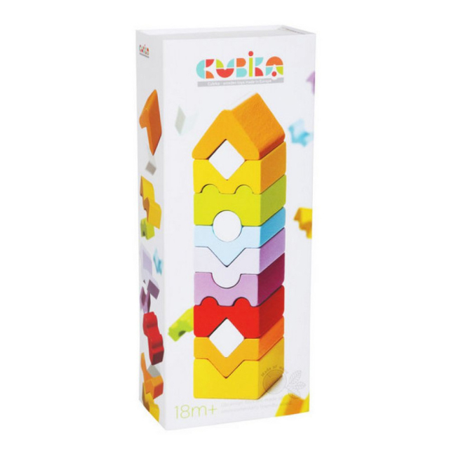 Развивающие игрушки - Пирамидка Cubika Башня LD-11 12 деталей (14996) (4823056514996)#2