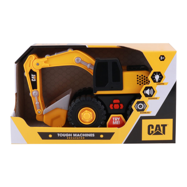 Транспорт и спецтехника - Экскаватор CAT Крепкие помощники 25 см (82399)#5