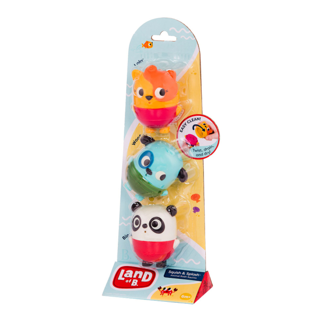 Іграшки для ванни - Ігровий набір Battat Land of B Друзі буль (LB1845Z)#2