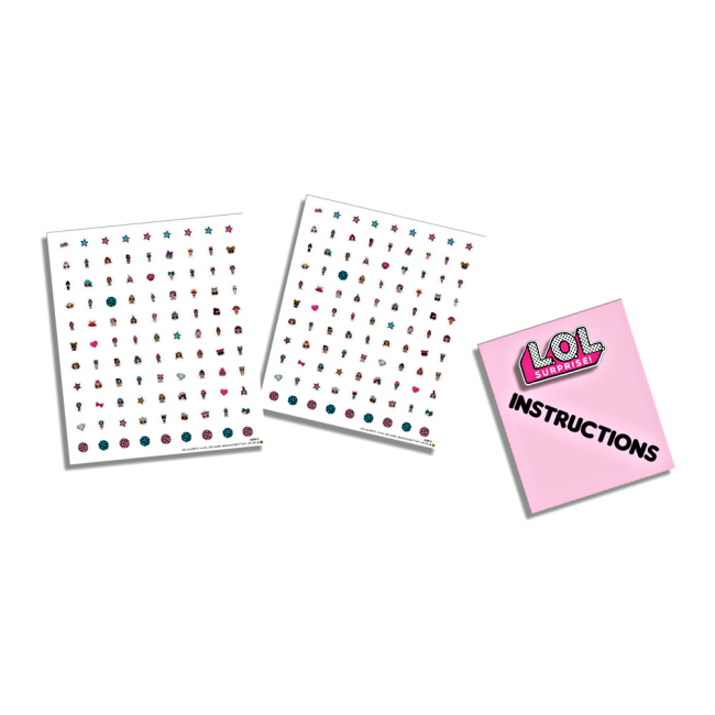 Косметика - Набор наклеек для ногтей LOL Surprise Модный лук (14193S)#2