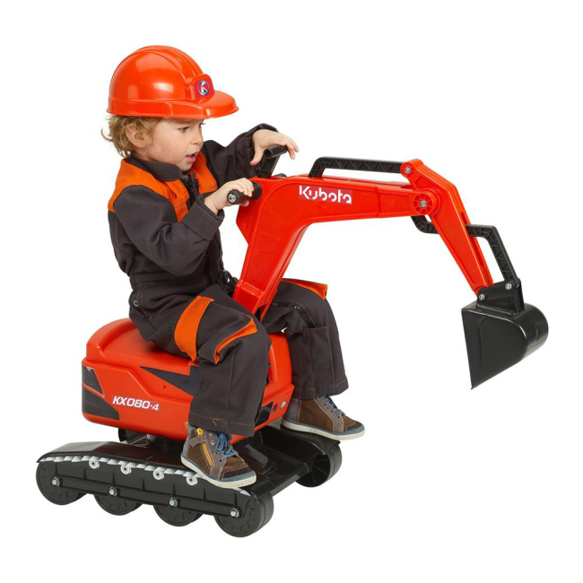 Толокари - Толокар Falk Екскаватор Kubota з каскою помаранчевий (102)#3