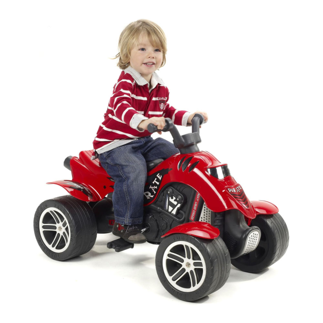 Велосипеди - Веломобіль Falk Квадроцикл Пірат червоний (600)#2