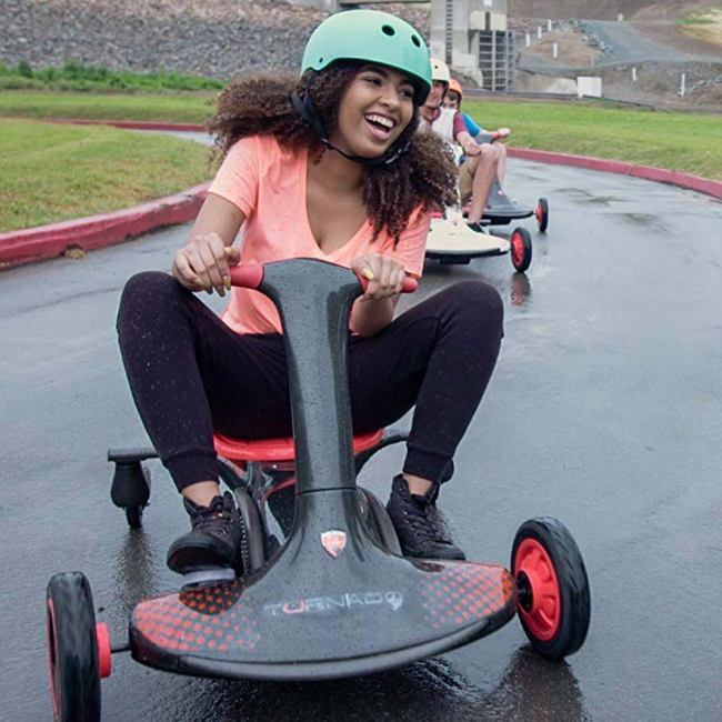 Електромобілі - Електрокарт Rollplay Торнадо 24В чорний (15241)#4