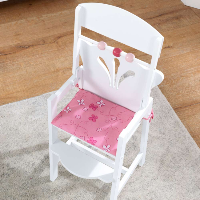 Меблі та будиночки - Іграшкові меблі KidKraft Стільчик для годування ляльки (61101)#3