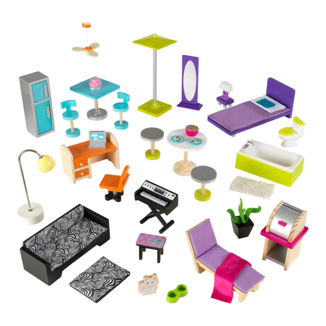 Мебель и домики - Кукольный домик KidKraft Роскошь с эффектами (65833)#2